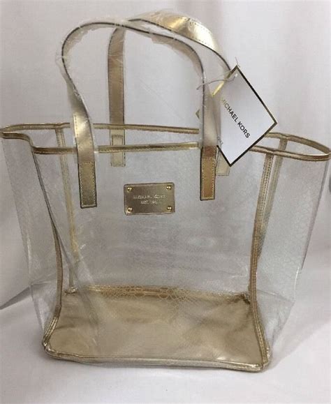 michael kors beach totes|michael kors transparent bag.